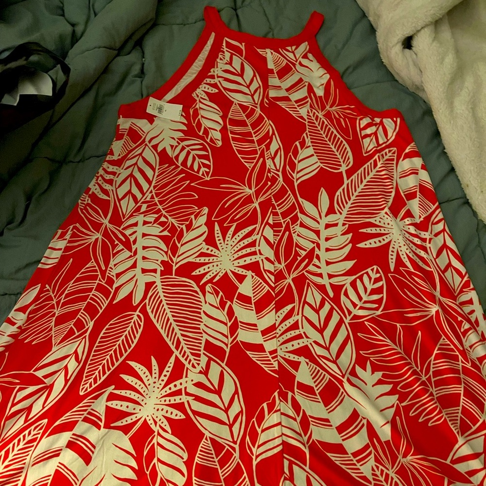 Orange and white summer dress! Old Navy NWT size XL